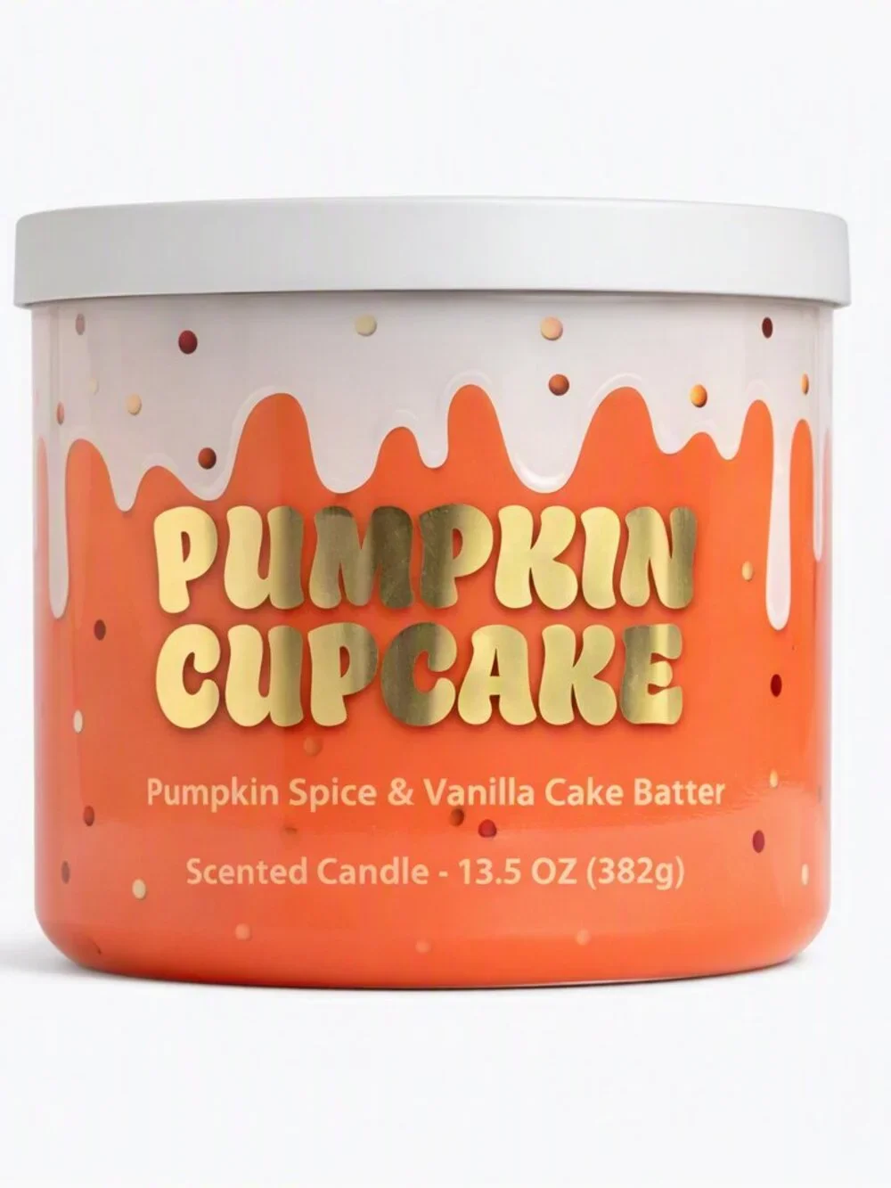 Pumpkin Cupcake Scented Candle • Fall Cozy • 13.5 oz